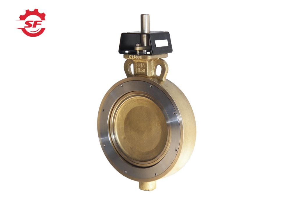 PN16-Bronze-Body-Metal-Seat-Double-Eccentric-High-Performance-Butterfly-Valve